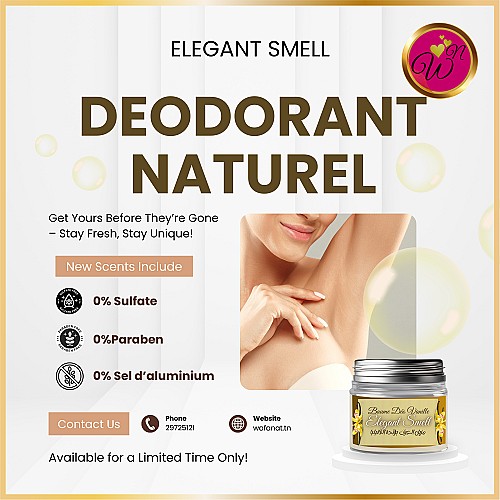 Baume Déodorant Naturel- au Vanille- 50g