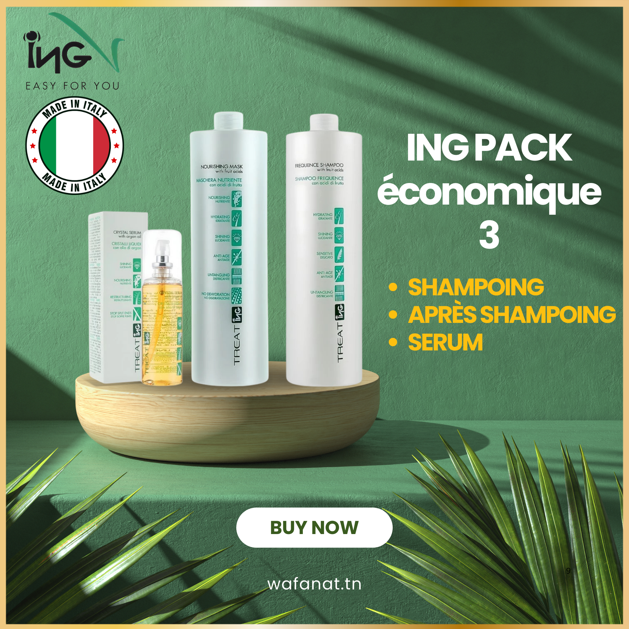 SH0070- Pack Économique N°3 : Soins Capillaires Complémentaires