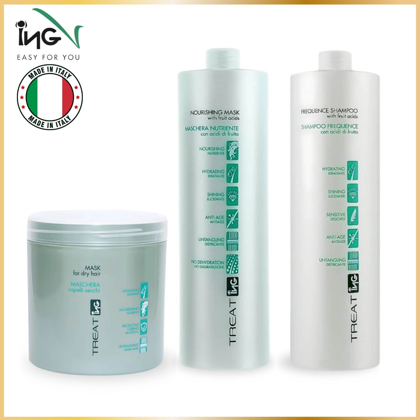 Pack Economique: Shampoing & Après shampoing & Masque