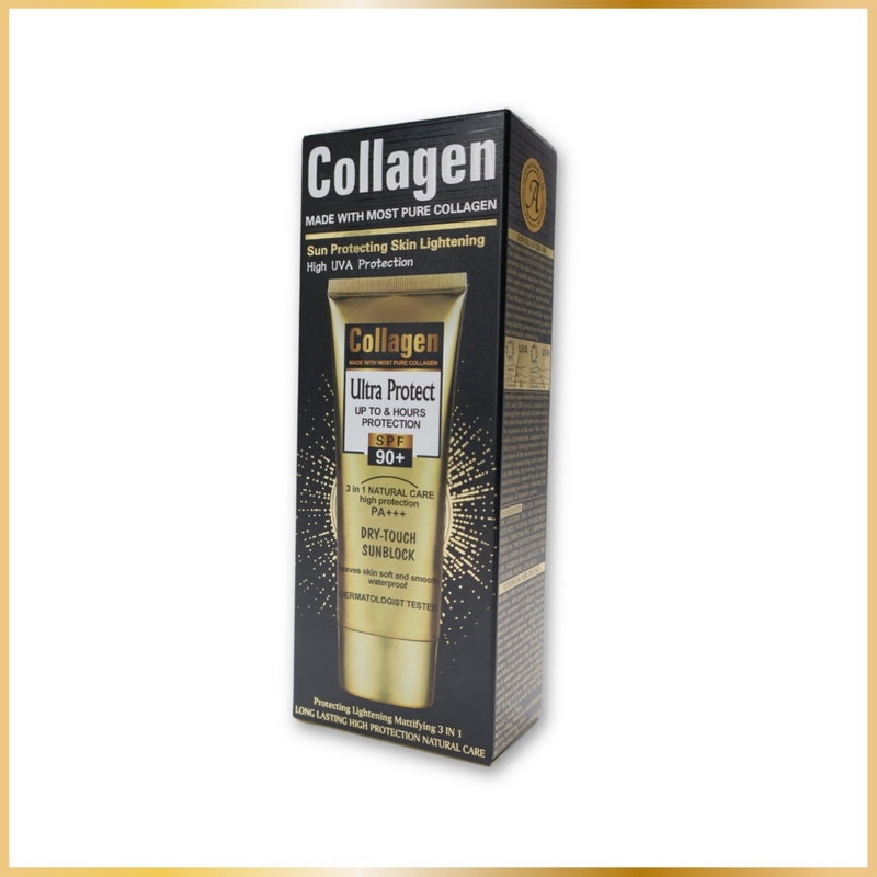 Crème Solaire Collagène SPF60+ – Protection Solaire Anti-Âge