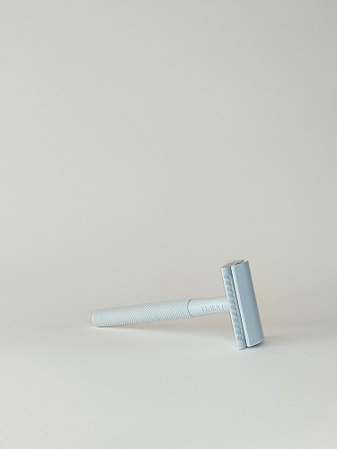 Rasoir de Sécurité en Acier Inoxydable - Blanc