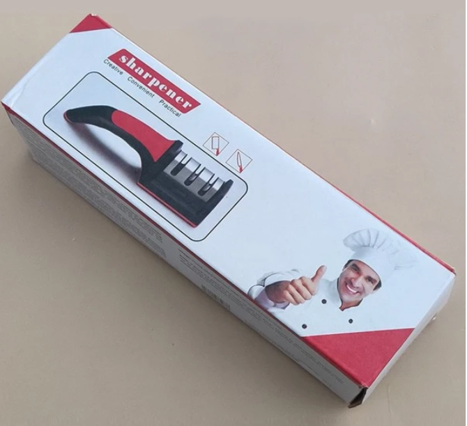 Aiguiseur de Couteaux à 3 Fentes