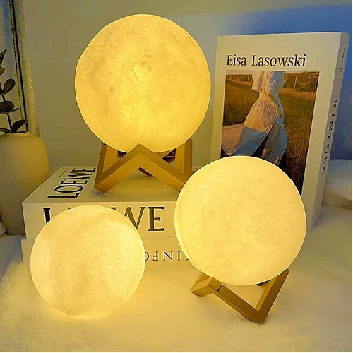 Lampe Lune à Luminosité 3D, GM