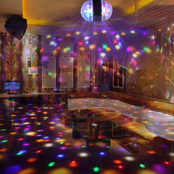 Lampe Disco magique à double tête E27 lumière de scène 3W