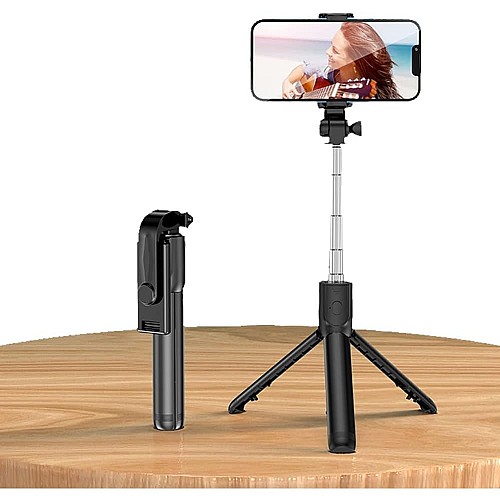 Perche À Selfie Avec Télécommande Et Trépied Avec LED Light