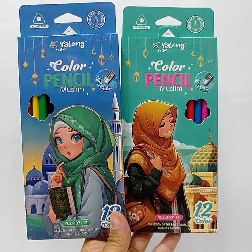 Paquet Crayon de couleurs 12/18  YALONG