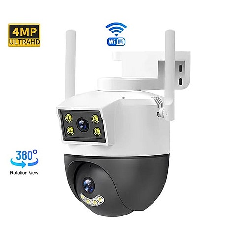 Caméra double wifi 4MP