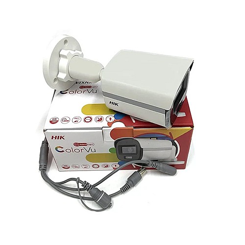 Hikvision – Caméra Bullet fixe ColorVu – 2 MP | DS-2CE12DF0T-F