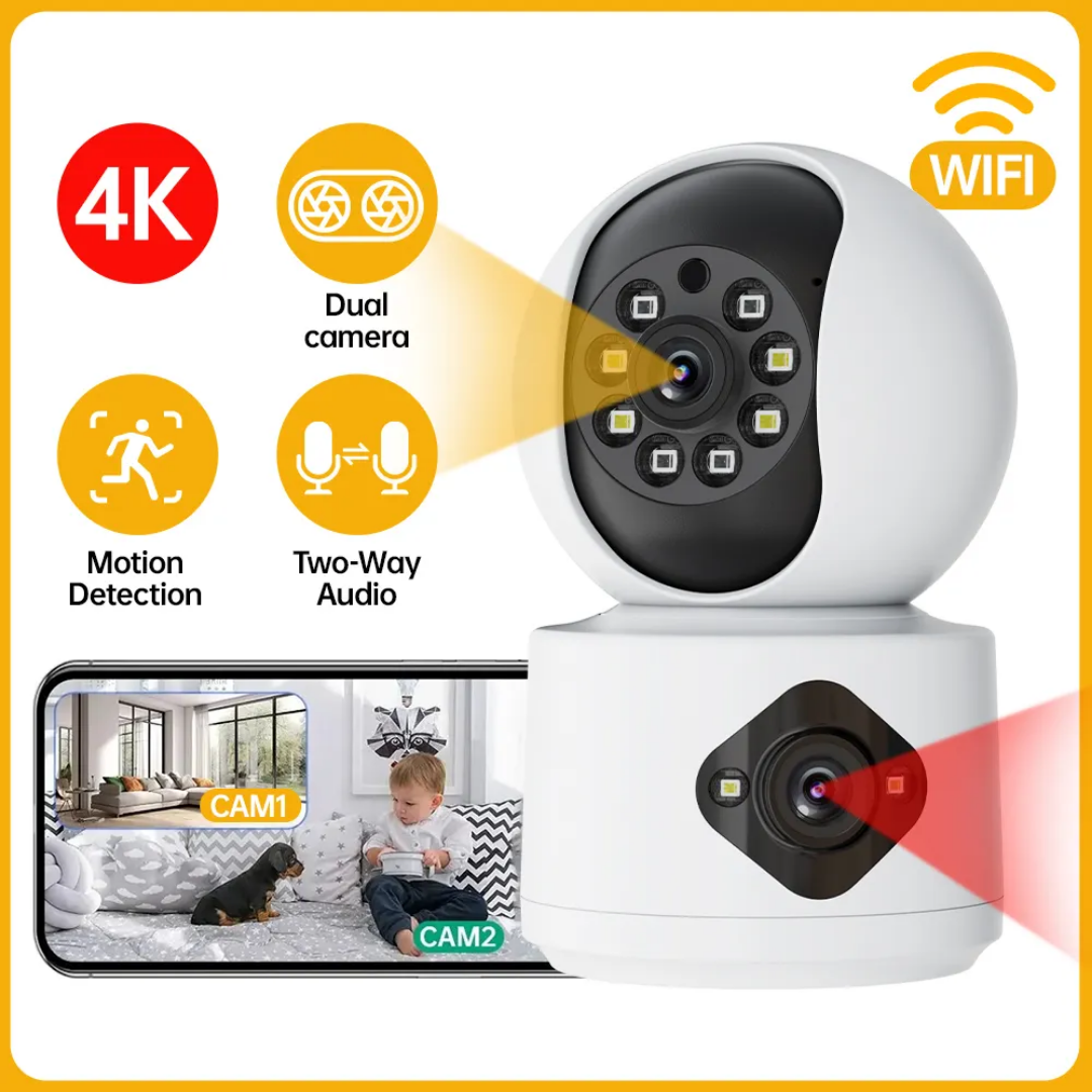 Caméra de Surveillance Interne double Lens -HY8007A-4MP