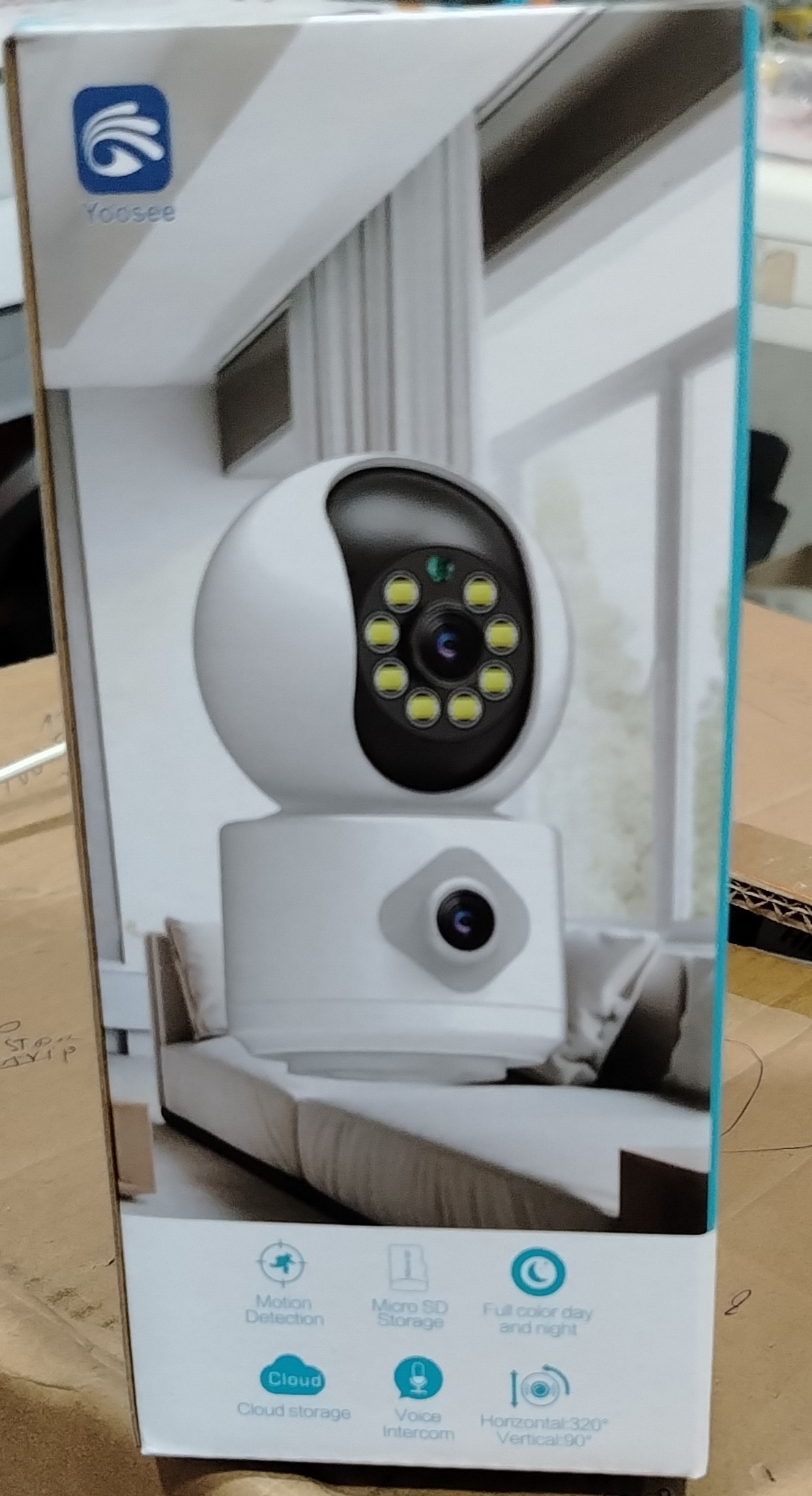Caméra de Surveillance Interne double Lens -HY8007A-4MP