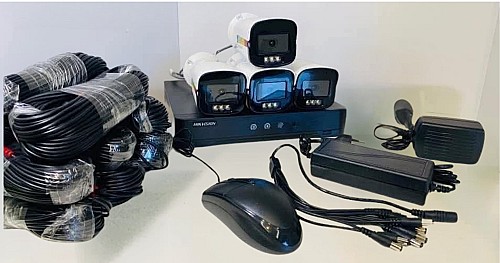 KIT VIDÉO SURVEILLANCE XVR ET 4 CAMERAS  5MP COLORVU