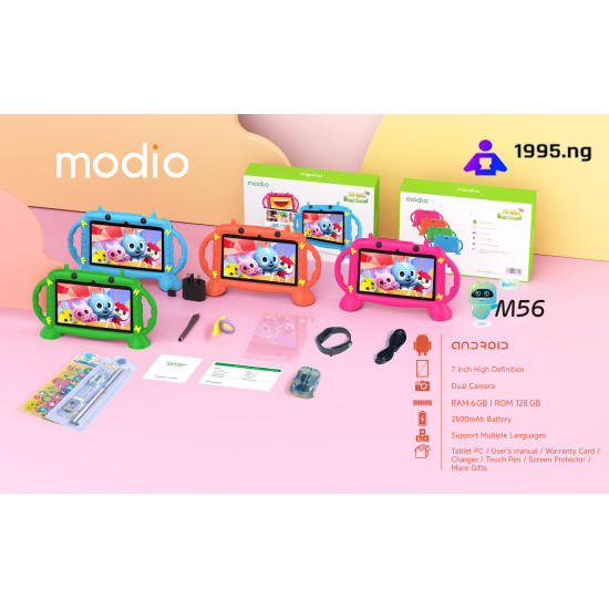 Tablette Kids MODIO M56 7 Wi-Fi 5G – Bleu