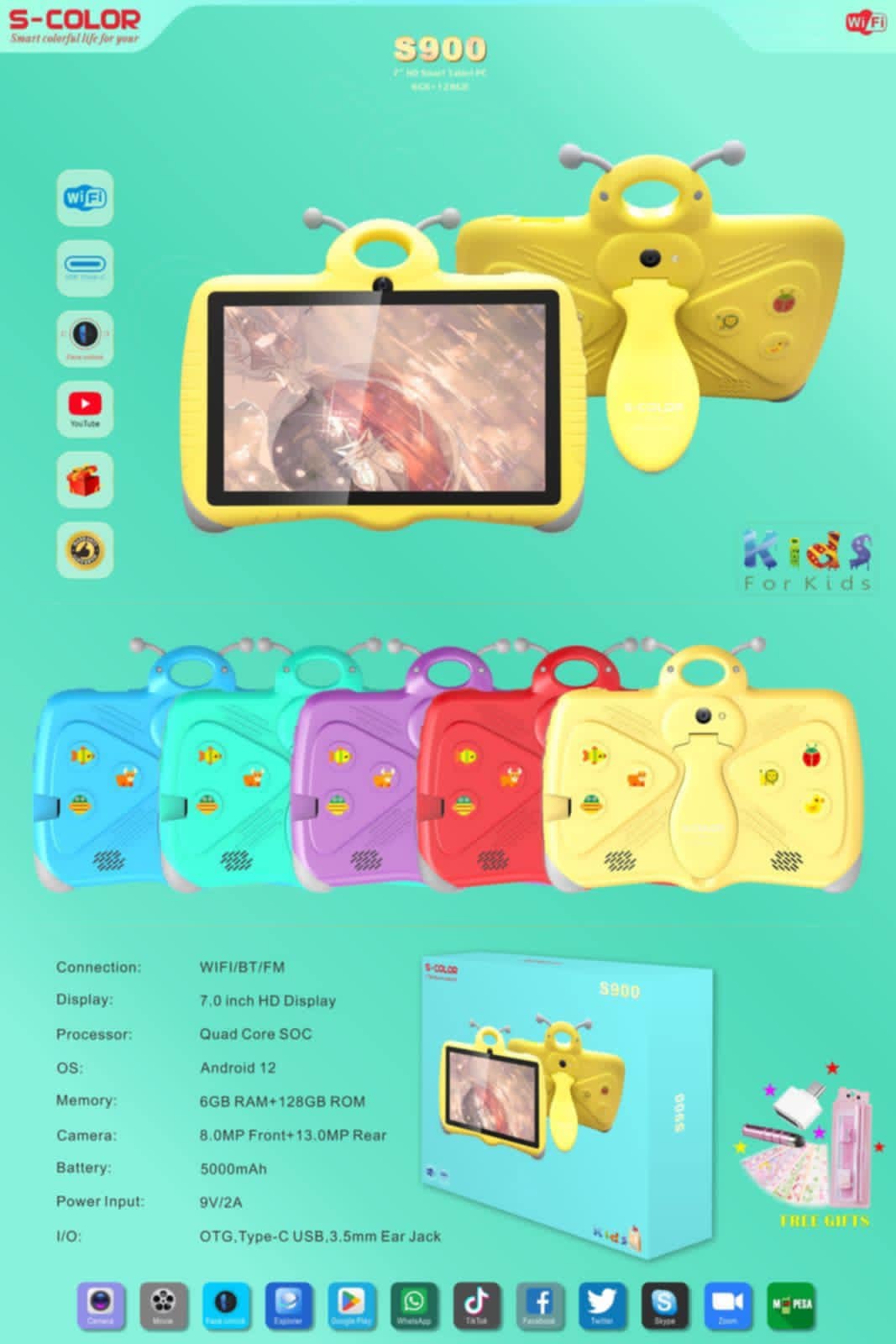 S Color kids TABLETS -S900