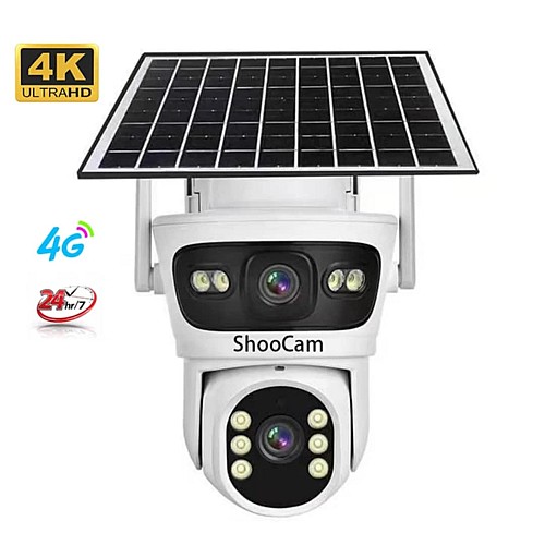 Camera 4G solaire Double 8MP