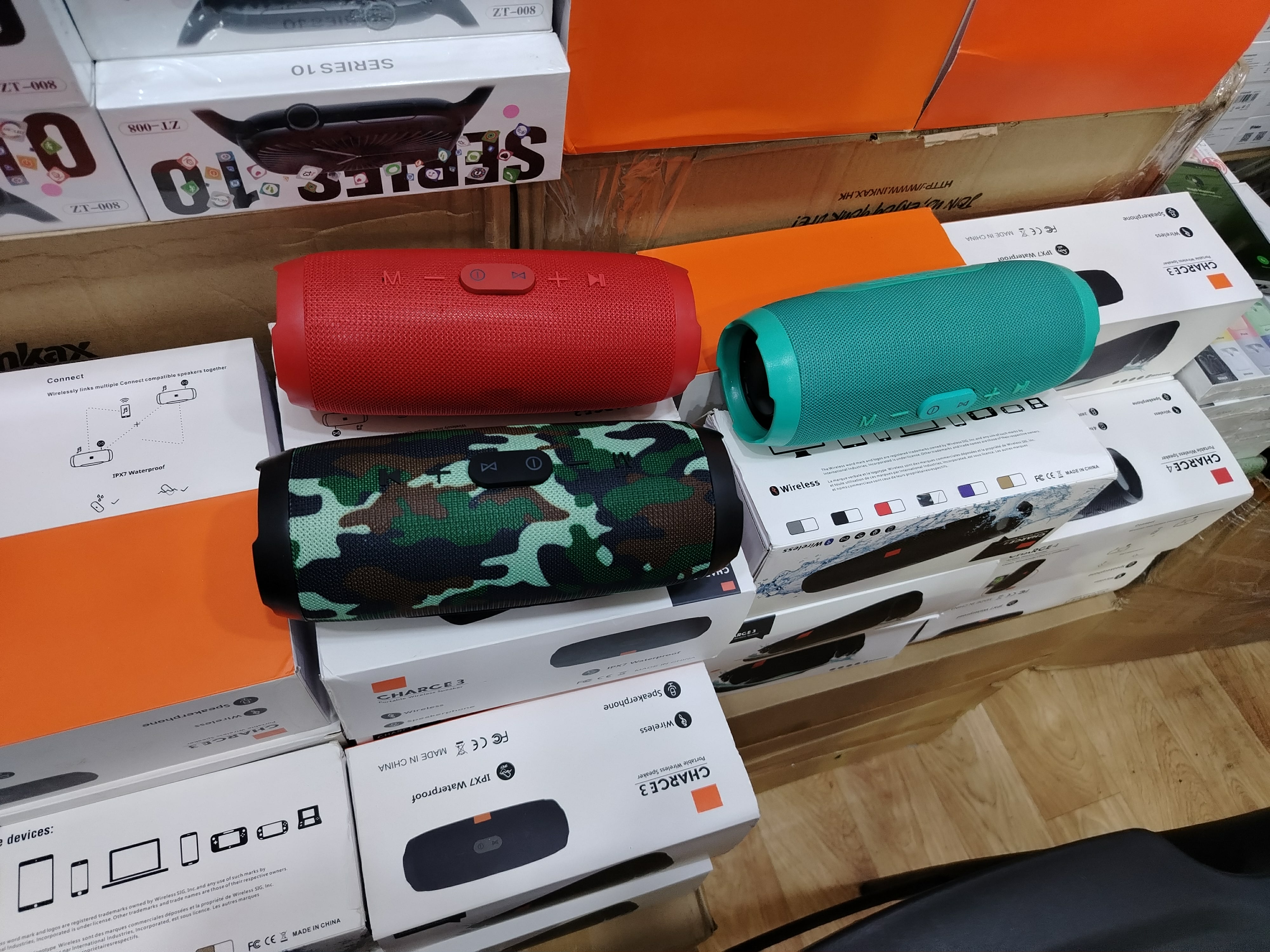 Enceinte Bluetooth portable JBL Charge 3 - Noir