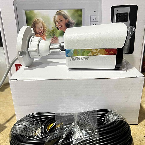 camera hikvsion 5MP COLOR VU + cable coixial 20M
