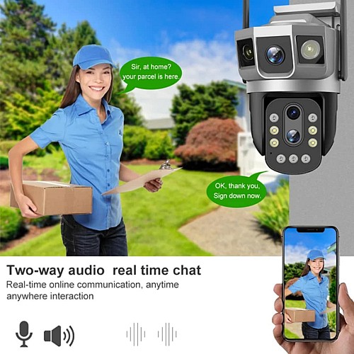 CAMERA 6MP DOUBLE LENS 4G 6MP+carte mimore