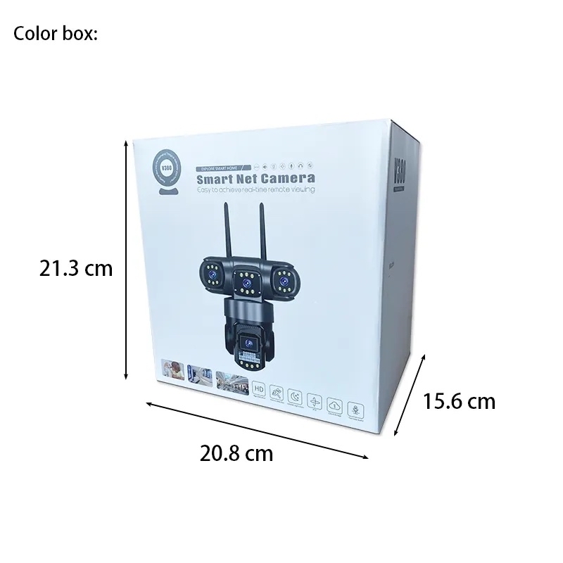 Caméra de Surveillance 3 LENS  V380-9 MP WiFi