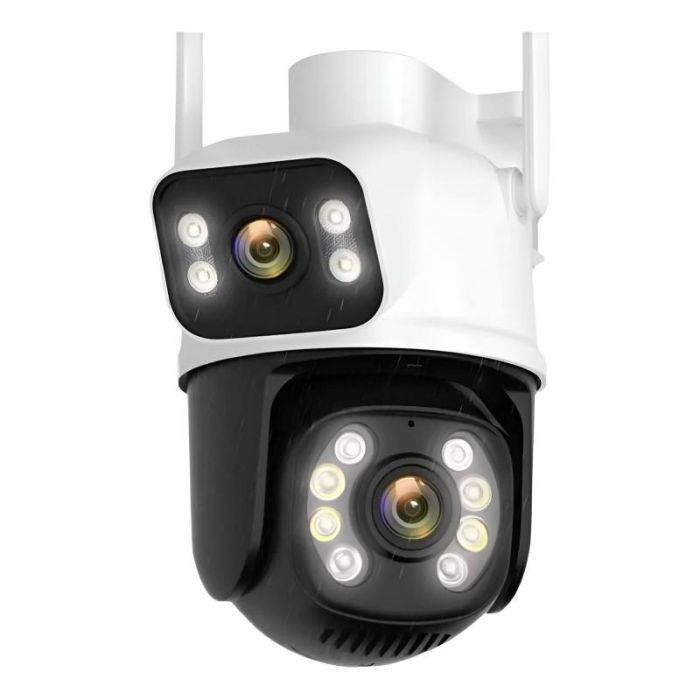 DOUBLE Caméra De Surveillance Externe JORTAN WIFI IP4MP (JT-8695QJB)
