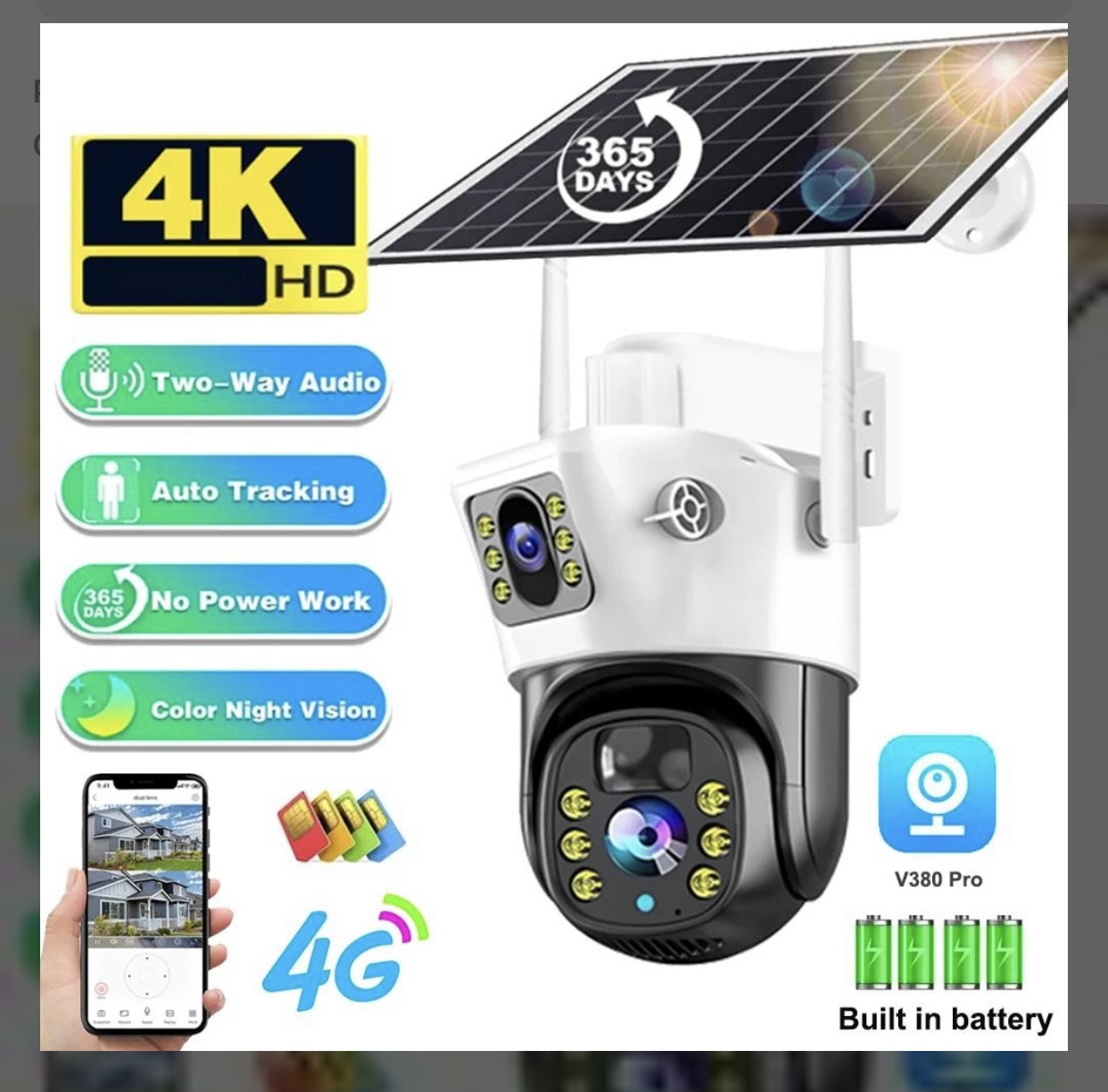 4G/WiFi Smart Net Camera