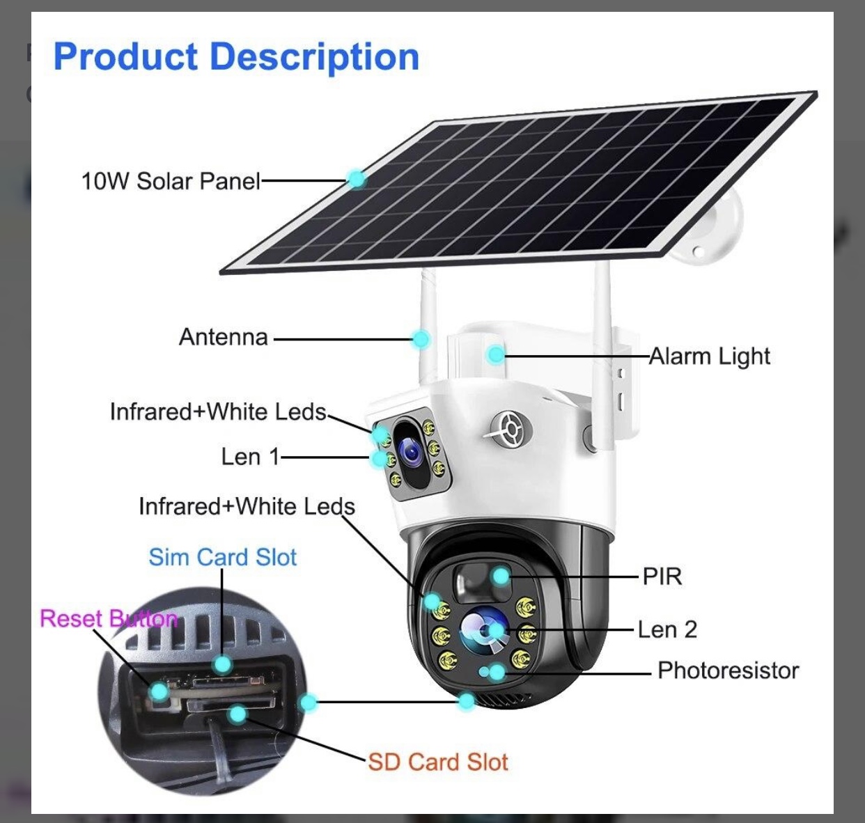 4G/WiFi Smart Net Camera