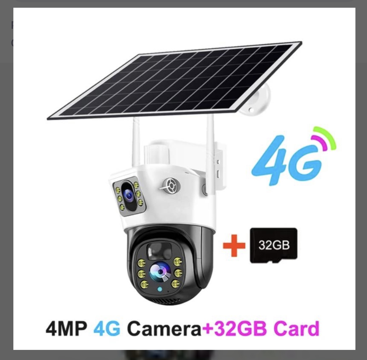 4G/WiFi Smart Net Camera