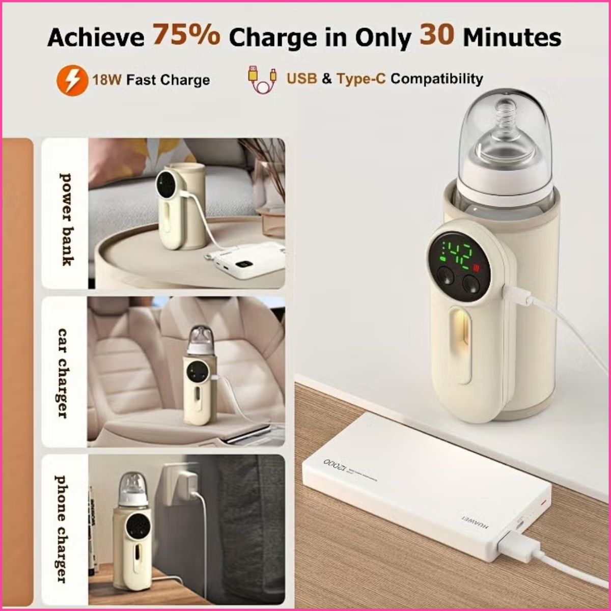 Chauffe-Biberon Portable