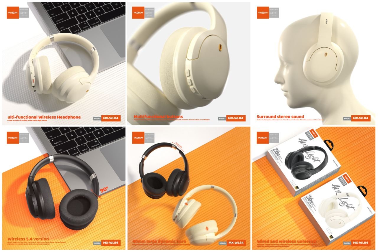 Casque sans fil MOXOM MX-WL84 Air Light