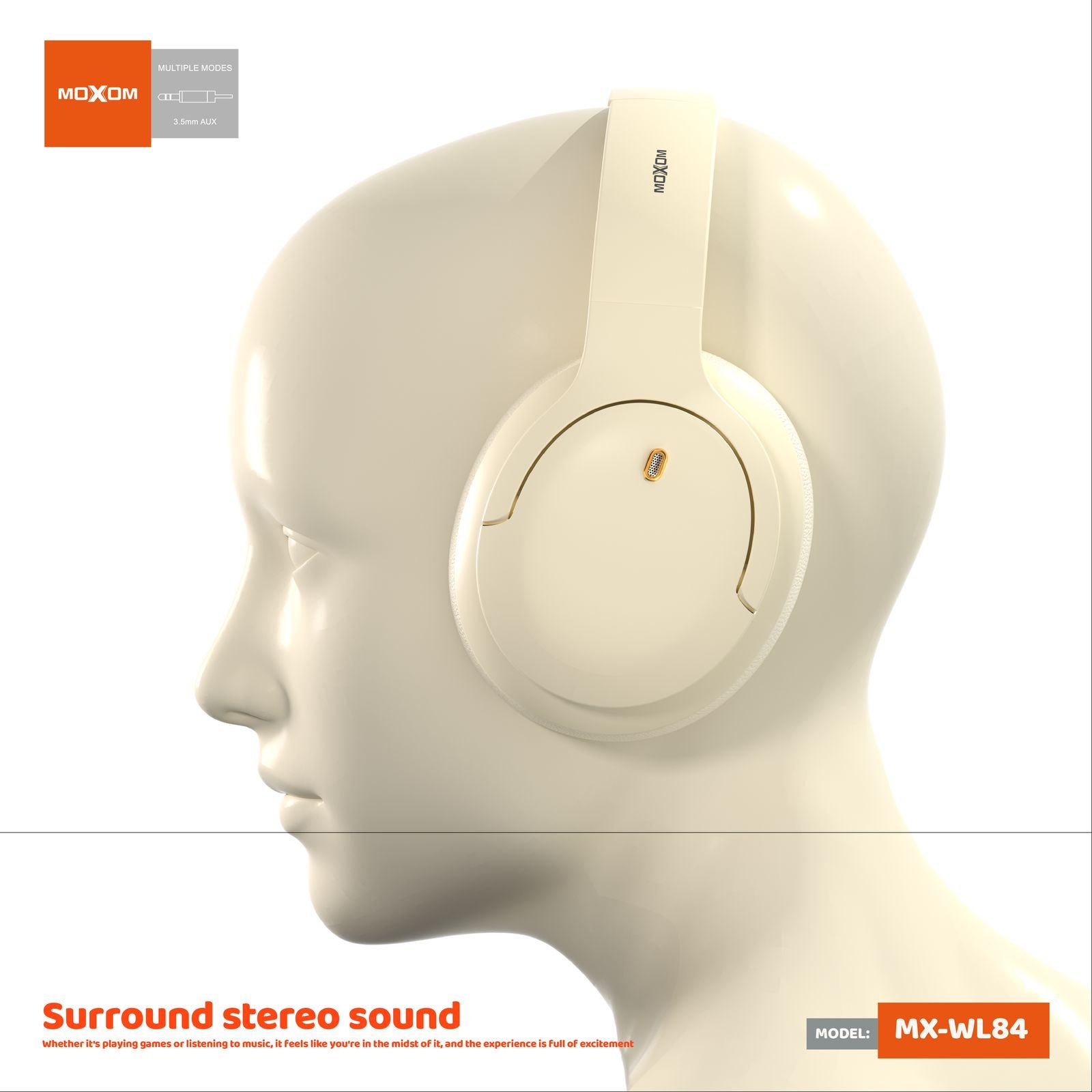 Casque sans fil MOXOM MX-WL84 Air Light