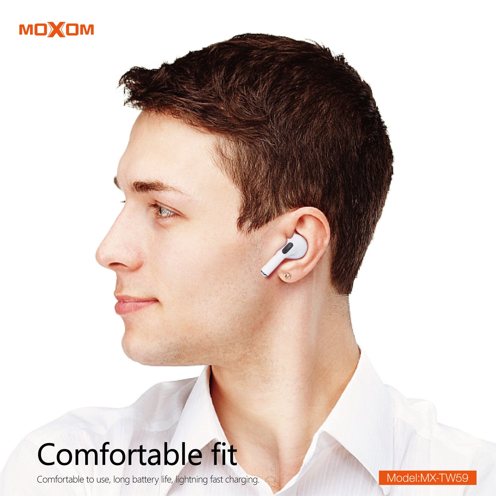 Écouteurs sans fil (TWS) avec fonctions Pro MOXOM MX-TW59