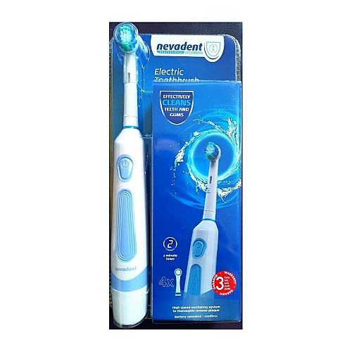 Nevadent Brosse à dents électrique avec 4 brossettes