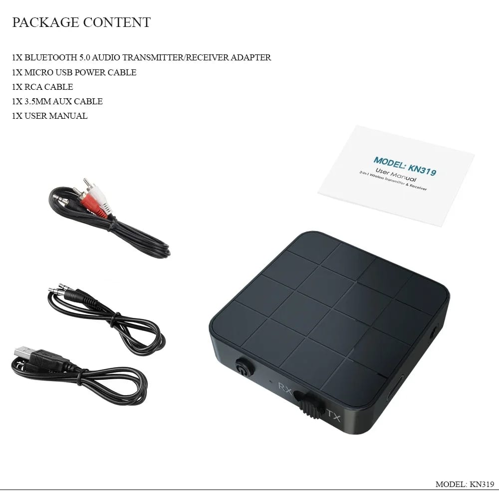Bluetooth 5.0 Audio Récepteur Transmetteur