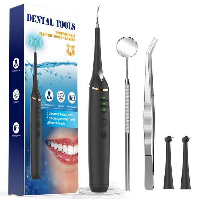 Détartreur électrique portable pour les dents, élimine le tartre et les taches, blanchiment, chargeur USB