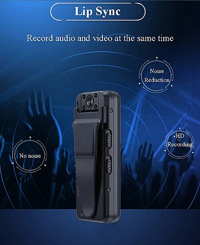 Body caméra, détection de mouvement, vision nocturne IR, vidéo Full HD 1080P, révélateur de sport, Enregistreur vedio et audio