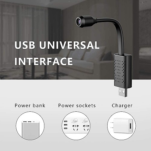 Mini caméra vidéo WIFi USB HD Wifi pour sécurité à domicile