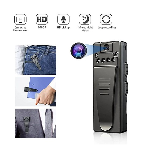 Mini caméra, Enregistreur vidéo, vocal, et infrarouge, Vision nocturne avec prise de photos