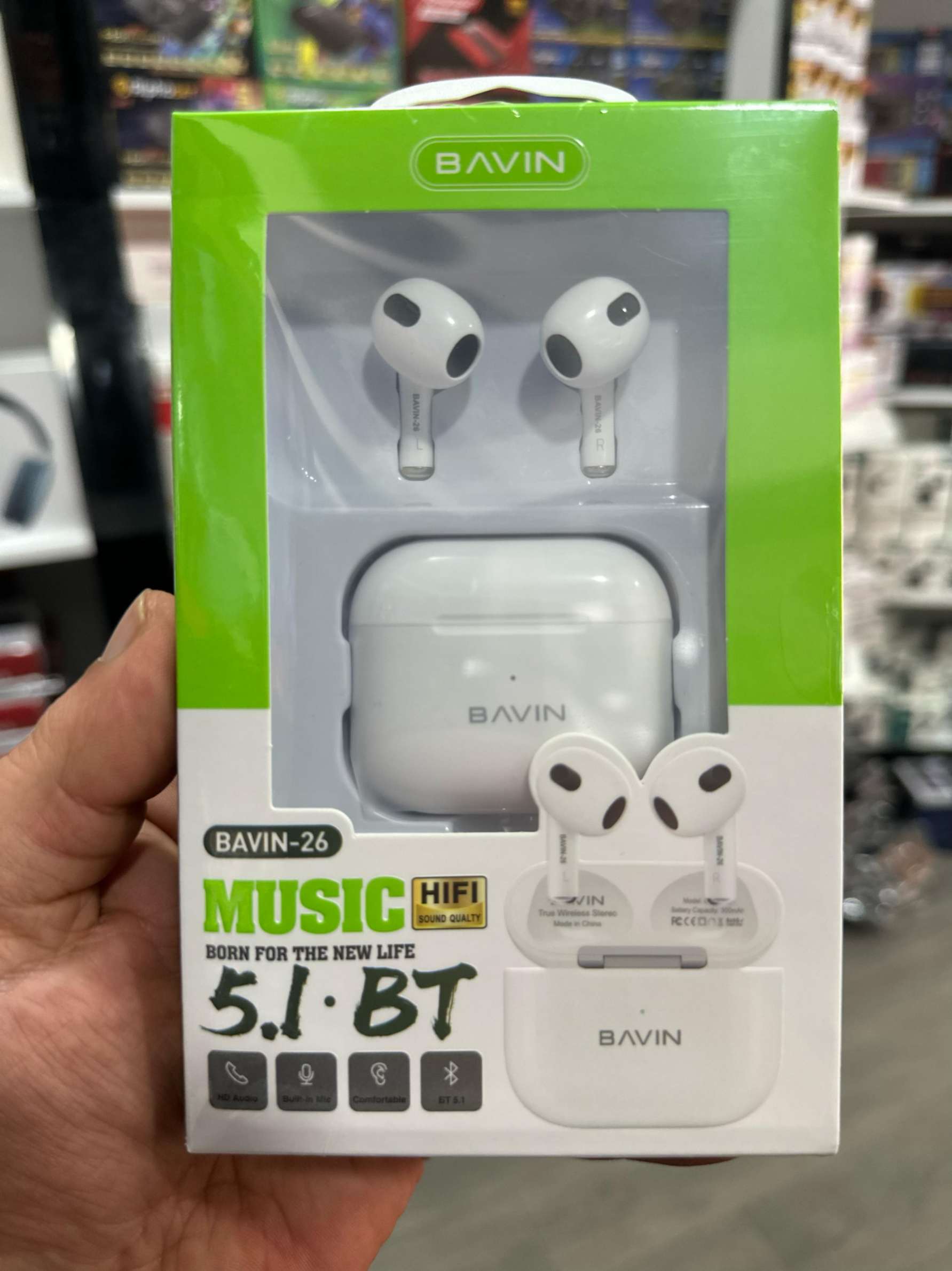 BAVIN BA-26 MULTI-FUNCTIONAL WIRELESS EARPHONE