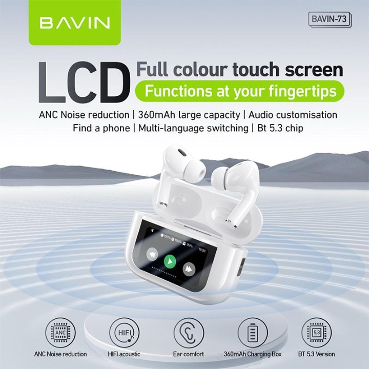 Bavin BA73 ANC Multifunction On-Ear Wireless