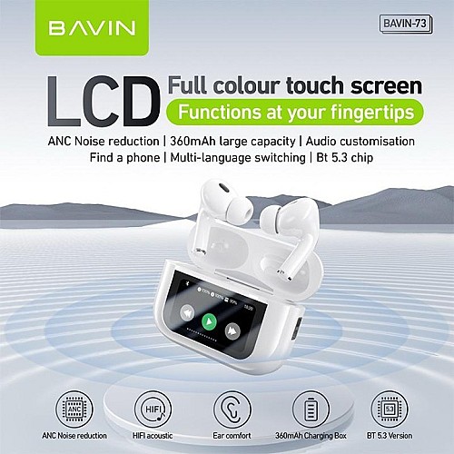 Bavin BA73 ANC Multifunction On-Ear Wireless