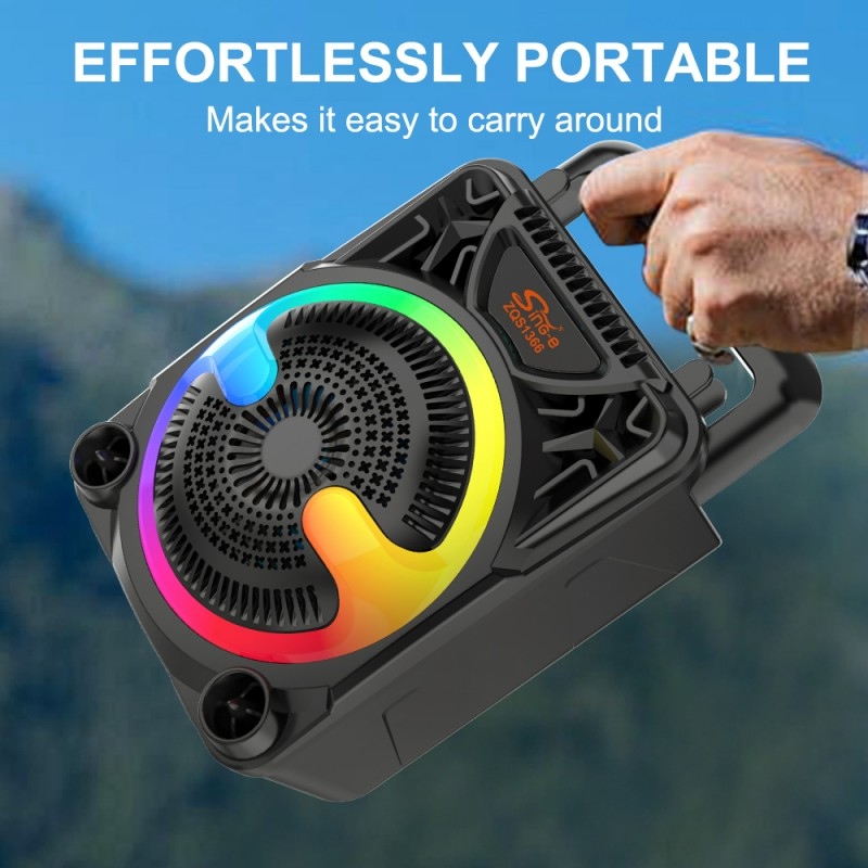 SING-E Portable Wireless 5.0 3-Inch BT Speaker
