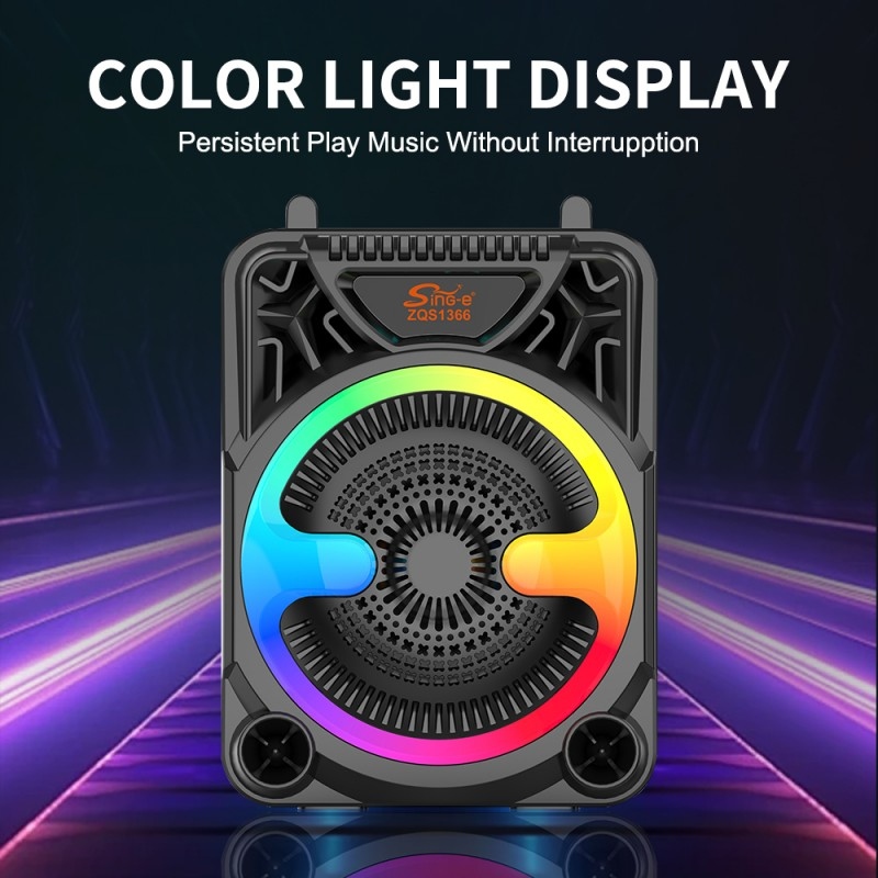 SING-E Portable Wireless 5.0 3-Inch BT Speaker
