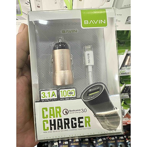 Car charger Qc3.0  3.1A 1M iphone