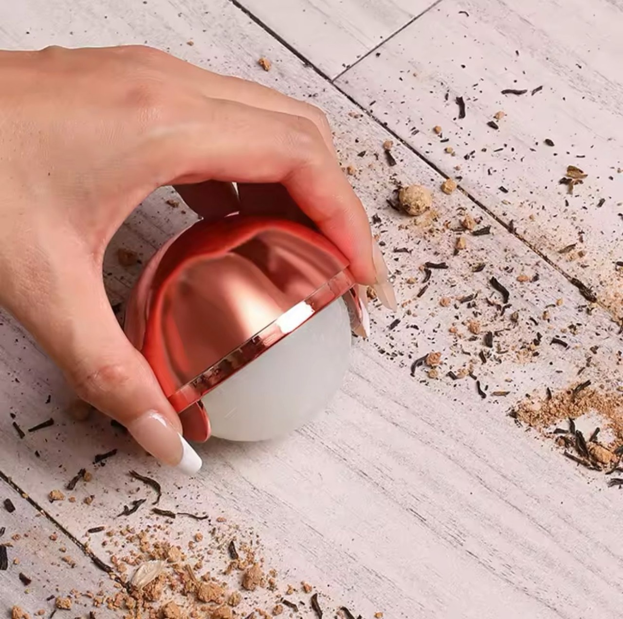 Boule dépilatoire réutilisable Poils d’animaux Peluches Vêtements - rose gold