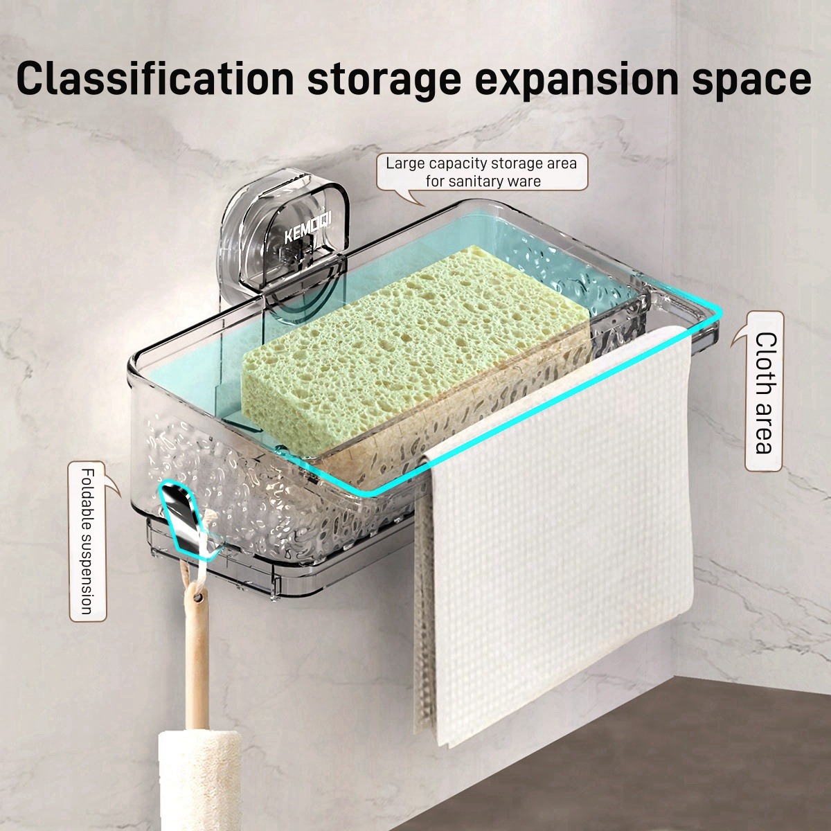 Ventouse multi-fonctionnel évier ménage cuisine