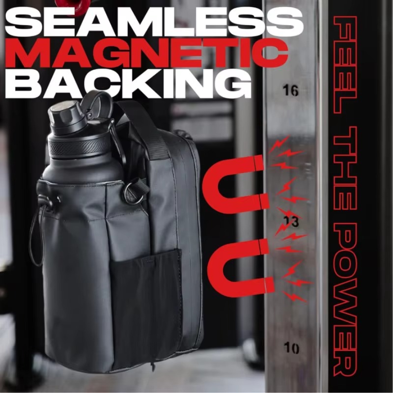 sac à bouteille deau magnétique pour la salle de sport