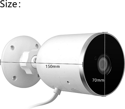 Caméra IP Wifi pour l'extérieur - Étanche - 1080P 2MP
