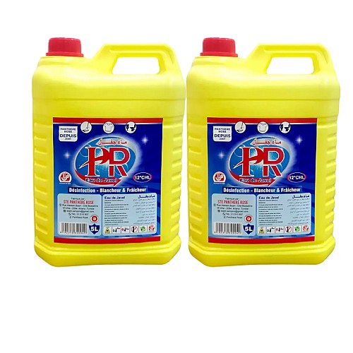 Lot de 2 Eau de javel 5L