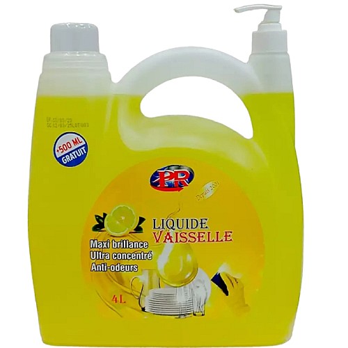 Liquide vaisselle 4 L + 500 ml Gratuit Citron