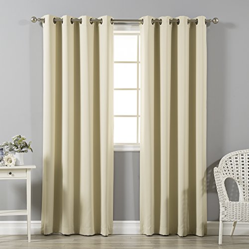 Lot de 2 panneaux rideau en tissu VELOUR FINE -hauteur 2.85m