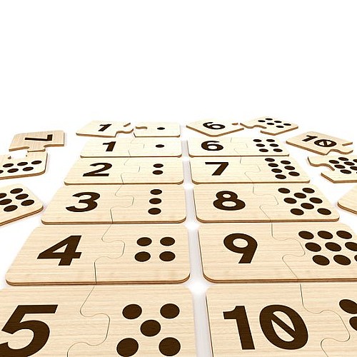 Puzzle chiffres - Jeu éducatif